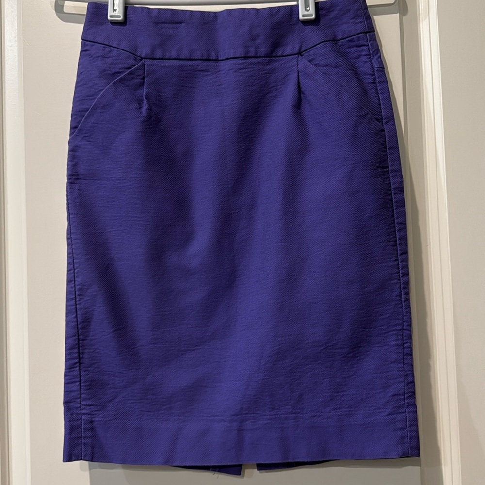 J. Crew Pencil Skirt (Purple)